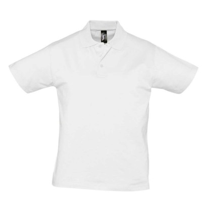 Купить Рубашка поло мужская Prescott Men 170, белая с нанесением