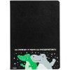 Купить Ежедневник «Крокодилобегемоты», недатированный, черный с нанесением логотипа