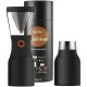 Купить Портативная кофеварка Cold Brew, черная с нанесением логотипа