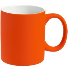 Кружка Sippy c покрытием софт-тач, оранжевая
