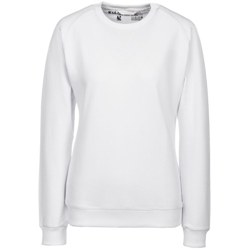 Купить Свитшот женский Kulonga Sweat, белый с нанесением логотипа