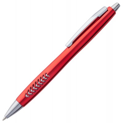 Купить Ручка шариковая Barracuda, красная с нанесением логотипа