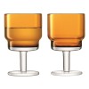 Купить Набор бокалов для вина Utility, оранжевый с нанесением логотипа