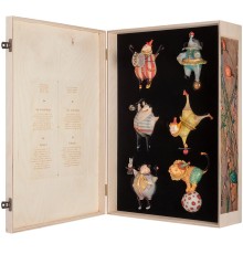 Набор из 6 елочных игрушек Circus Collection