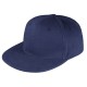 Купить Бейсболка Unit Snapback с прямым козырьком, темно-синяя с нанесением логотипа