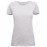 Футболка женская Ladies American U, светлый меланж