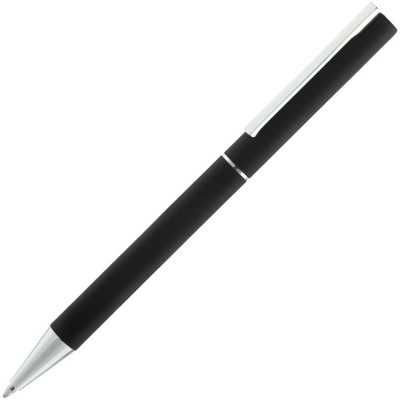 Купить Ручка шариковая Blade Soft Touch, черная с нанесением