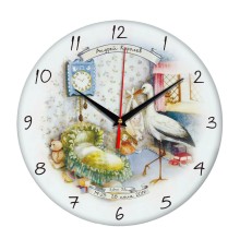 Часы настенные стеклянные Time Wheel