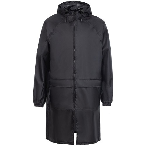 Купить Дождевик Rainman Zip Pro, черный с нанесением логотипа