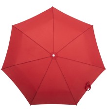 Складной зонт Alu Drop S, 3 сложения, 7 спиц, автомат, красный
