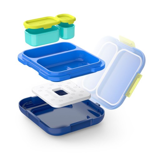 Купить Ланчбокс Neat Bento, большой, розовый с нанесением логотипа
