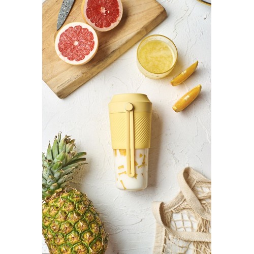 Купить Портативный блендер Juicer, желтый с нанесением логотипа Купить Портативный блендер Juicer, желтый с нанесением логотипа