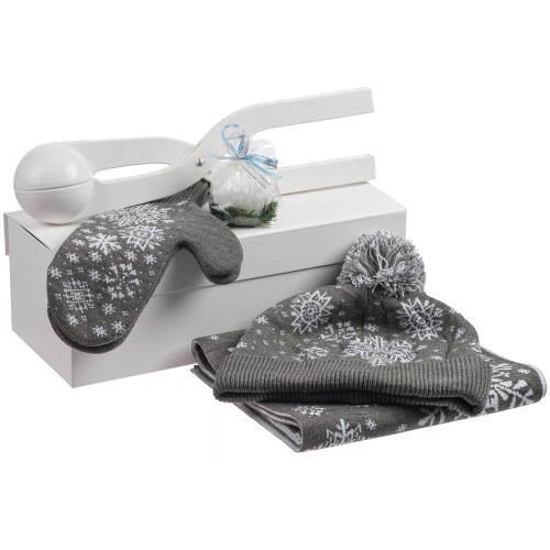 Купить Набор Let It Snow, белый с нанесением логотипа