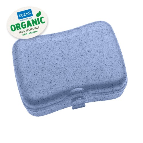 Купить Ланчбокс Basic Organic, синий с нанесением логотипа