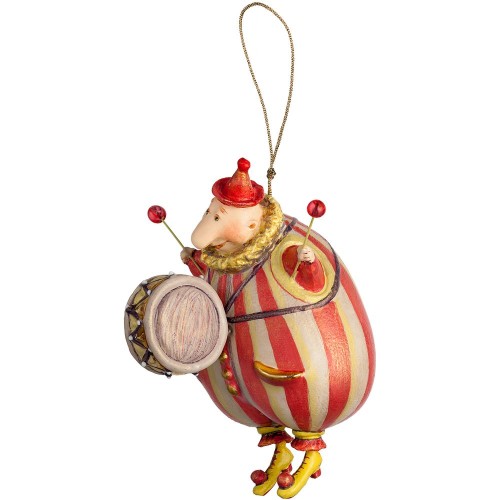 Купить Набор из 3 елочных игрушек Circus Collection: барабанщик, акробат и слон с нанесением логотипа Купить Набор из 3 елочных игрушек Circus Collection: барабанщик, акробат и слон с нанесением логотипа