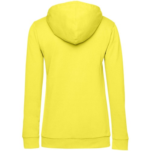 Купить Толстовка с капюшоном женская Hoodie, желтая с нанесением логотипа
