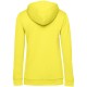 Купить Толстовка с капюшоном женская Hoodie, желтая с нанесением логотипа