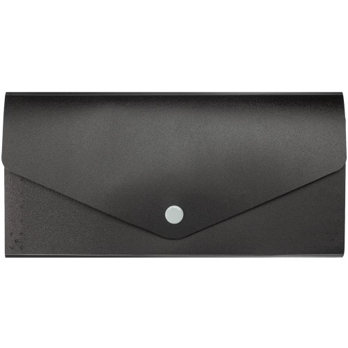 Купить Органайзер для путешествий Envelope, черный с серым с нанесением логотипа