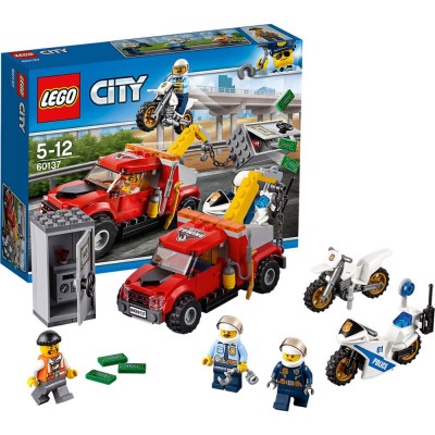 Купить Конструктор «LEGO City. Побег на буксировщике» с нанесением логотипа