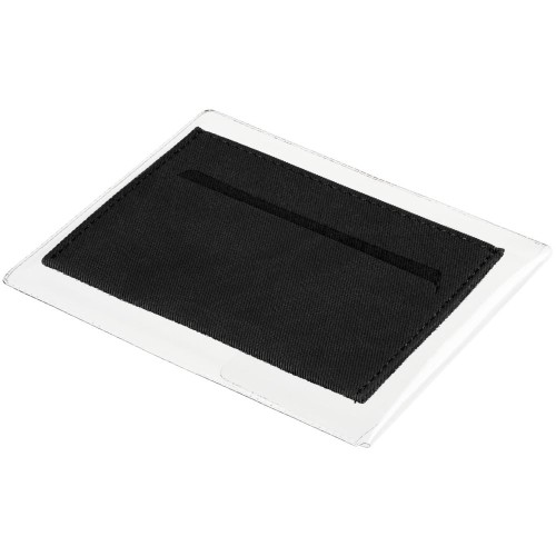 Купить Чехол для карточек Twill, черный с нанесением логотипа