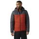 Купить Куртка мужская Outdoor, серая с оранжевым с нанесением логотипа