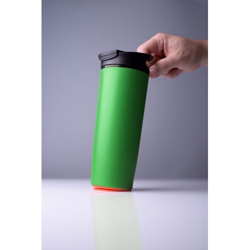 Купить Термостакан fixMug, зеленый с нанесением логотипа