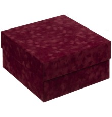 Коробка Velutto, бордовая