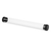 Купить Футляр-туба пластиковый для ручки Tube 2.0, прозрачный/черный с нанесением логотипа