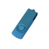Купить Флеш-карта USB 2.0 8 Gb Квебек Solid, голубой с нанесением логотипа