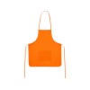 Купить Фартук, оранжевый, плотность 80г/м2 с нанесением логотипа
