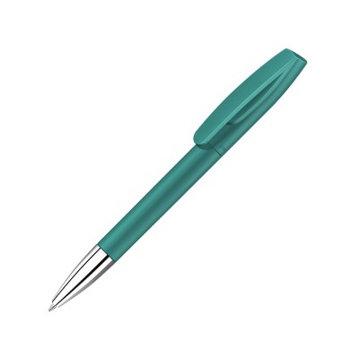 Купить Шариковая ручка из пластика Coral SI, бирюзовый с нанесением логотипа
