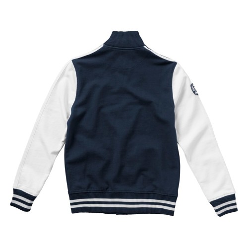 Купить Толстовка Varsity, темно-синий/натуральный белый с нанесением логотипа