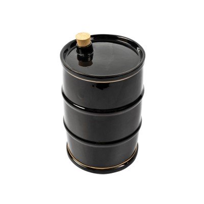 Купить Штоф Баррель Нефти (глазурь с золотом), 1,5л с нанесением