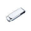 Купить USB-флешка металлическая поворотная на 64 ГБ, глянец с нанесением логотипа