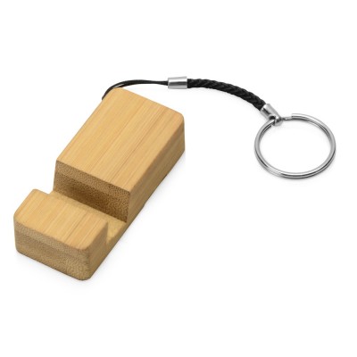 Купить Брелок-держатель для телефона Reed из бамбука с нанесением логотипа