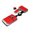 Купить Подарочный набор USB-SET в кожанном исполнении в коробочке на 64 Гб, красный с нанесением логотипа