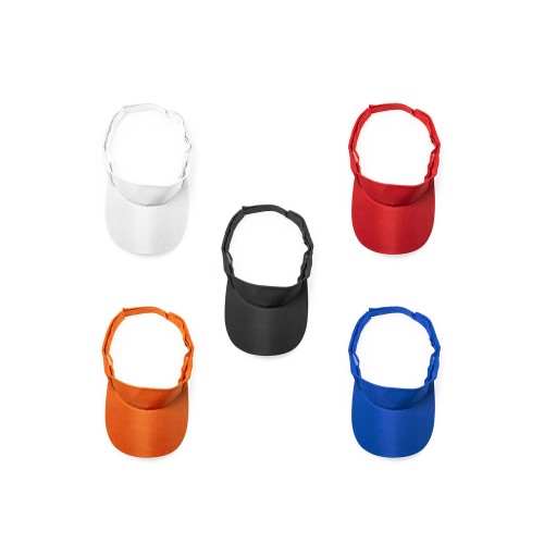 Купить Козырек WIZER из мягкой микрофибры, красный с нанесением логотипа