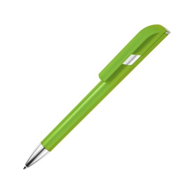 Купить Ручка шариковая Атли, зеленое яблоко с нанесением логотипа