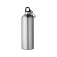 Купить Бутылка для воды с карабином Oregon, объемом 770 мл, серебристый с нанесением логотипа