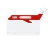 Купить Бирка для багажа Hop, белый/красный с нанесением логотипа