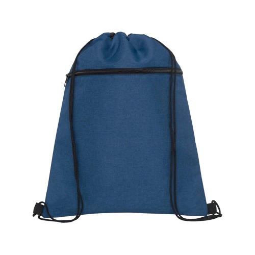 Купить Рюкзак со шнурком Hoss, heather navy с нанесением логотипа