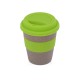 Купить Стакан с силиконовой крышкой Cafe, зеленое яблоко с нанесением логотипа