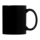 Купить Кружка керамическая Santos, черный с нанесением логотипа
