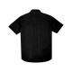 Купить Рубашка Stirling мужская с коротким рукавом, черный с нанесением логотипа