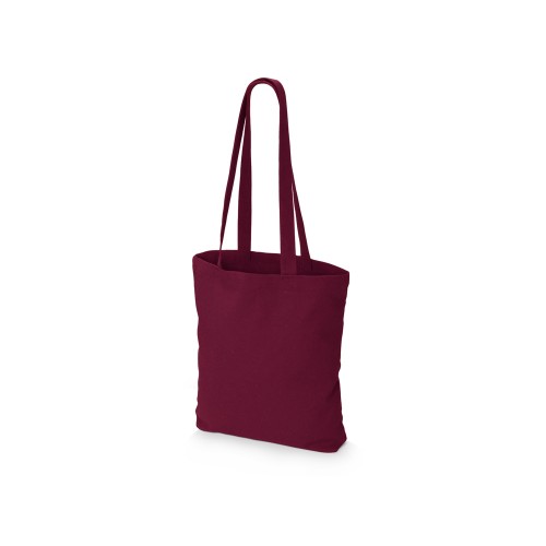 Купить Сумка из плотного хлопка Carryme 220, бордовый с нанесением логотипа