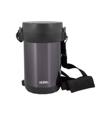 Термос из нерж.стали с пластиковыми контейнерами и ложкой тм THERMOS JBG-1800 Food Jar 1.8L, серый