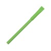 Купить Ручка картонная с колпачком Recycled, зеленое яблоко с нанесением логотипа