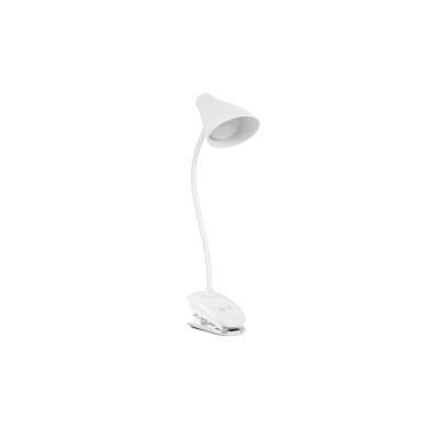 Купить Настольная лампа Rombica LED Clamp, белый с нанесением логотипа
