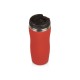 Купить Термокружка Double wall mug C1, soft touch, 350 мл, красный (Р) с нанесением логотипа