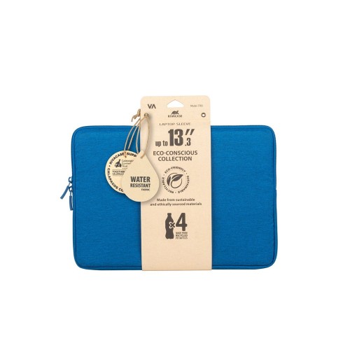 Купить RIVACASE 7703 azure blue ECO чехол для ноутбука 13.3-14 / 12 с нанесением логотипа
